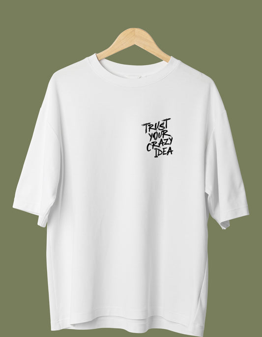 BOYS DON’T CRY-White Oversize Tees