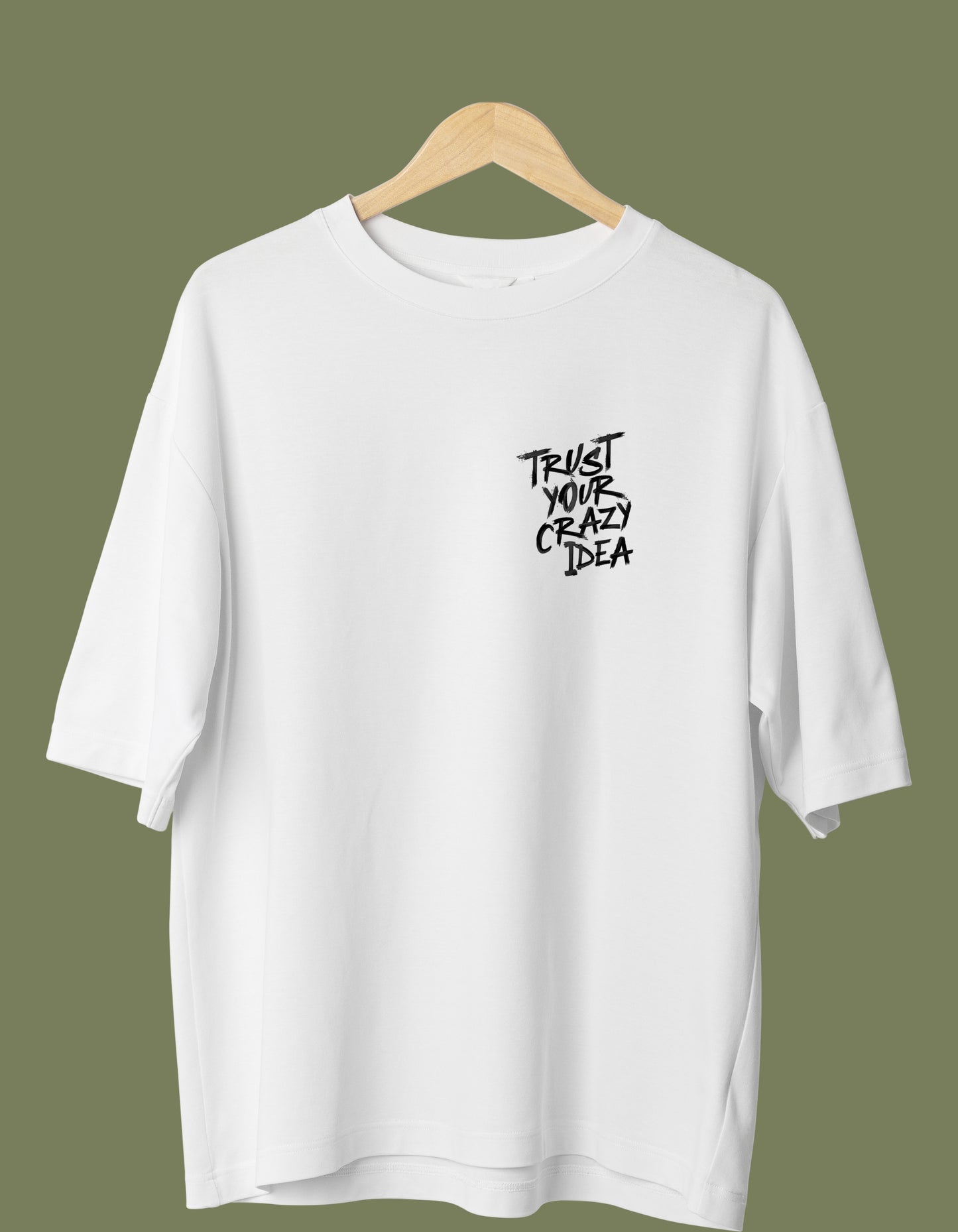 BOYS DON’T CRY-White Oversize Tees