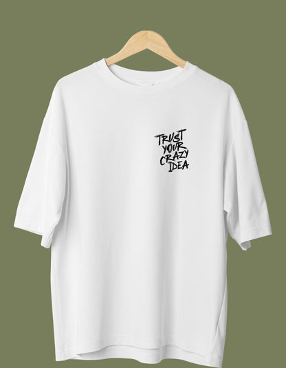 BOYS DON’T CRY-White Oversize Tees