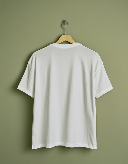 Japanese Motivation-white oversized T-shirt